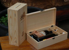 木質紅酒盒改造成收納盒的步驟